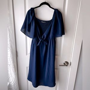 Blue Maternity Dress